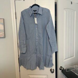 NWT Quince shirt dress size medium